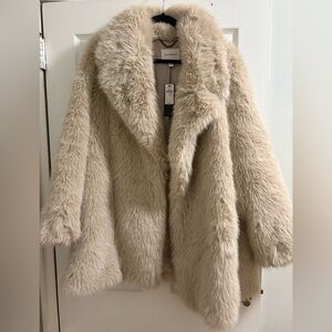 Banana Republic Tan Teddy Coat